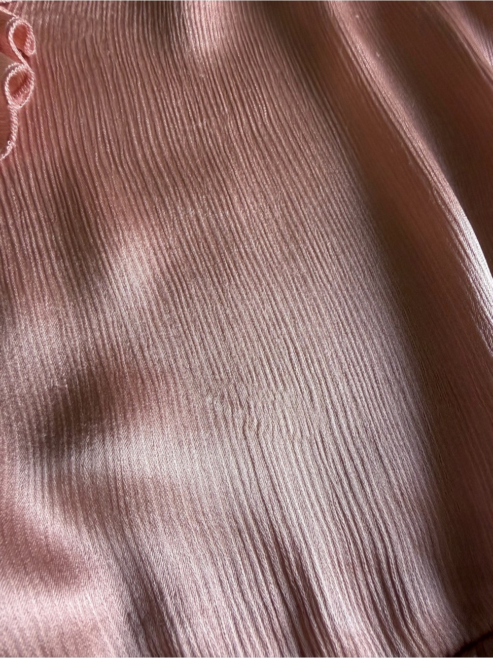 Ulla Johnson Ruffled Silk Peplum Blouse - Dusty Rose Size 0 - Picture 5 of 16